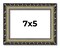 7x5 Solid Wood Antique Picture Frame with UV-Resistant Acrylic & Acid-Free Backing, Available in 4 Finishes: Bronze, Gold, Silver, and Gold with Black